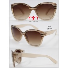 Heißer Verkauf und moderne Damen-Plastik-Sonnenbrille (WSP601544)