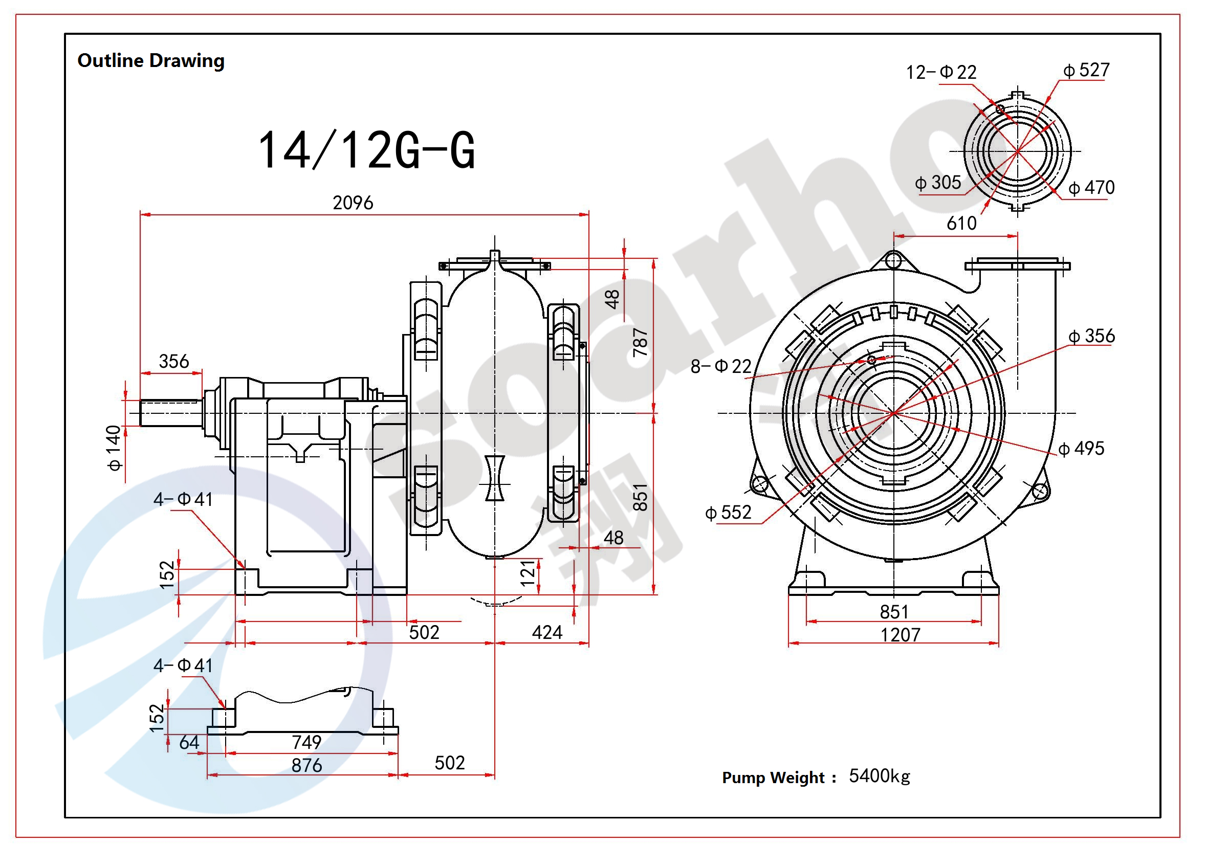 12 Inch Gravel Pump