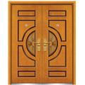 Puerta blindada de madera de acero (FXGM-A105D)