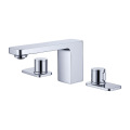 3 hole hot and cold basin bathtub faucet