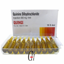 Injeção de dicloridrato de quinina 400mg / 4ml