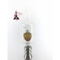 Moda de alta calidad de acero inoxidable Nargile fumar pipa Shisha cachimba