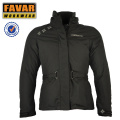 Dicker Herbst gepolstert unten Parka Puffer Tuch Frauen Skijacke Padding Dame Winter Jacken Haube Ersatz Black Jacket