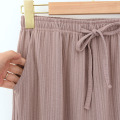 knitted pants women's home pants summer thin Capris