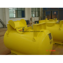 ASME Chemical Storage Tank Liner with PE Glass, Rubber with Valves and Level Gauge