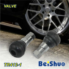 Tr412 Tr413 Tr414 Vanne de pneu / Snap-in Tubeless Valves avec du matériau en caoutchouc