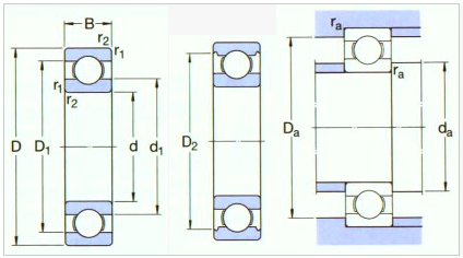 Ball Bearing 6900 Series 2D