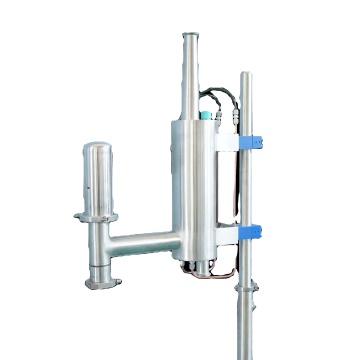 Ntrogen dosing machine for mango/orange juice