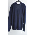 Hommes V-Neck en tricot Chemise en tricot Sweater avec bouton