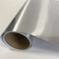 Decorative colorful metallized brushed polyester film