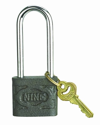 long shackle iron padlock