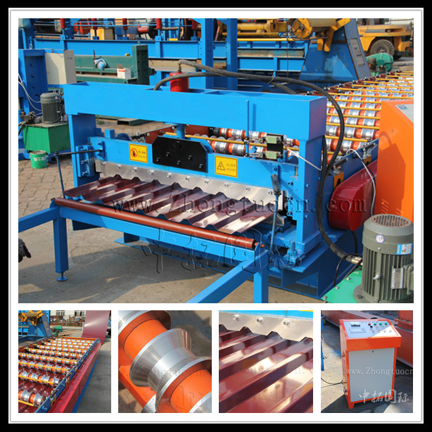 Metal Roof Tiles Plate Rolling Machine Price