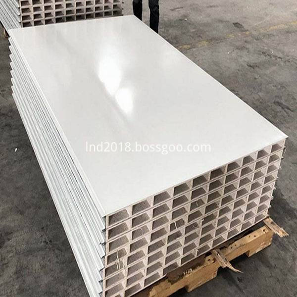 Hollow core MGO sandwich panels