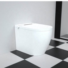 Inodoro dual flush watersense stand piso inteligente wc baño de baño de cerámica