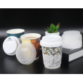 12oz HOT disposable Biodegradable Packaging tea cup custom eco friendly coffee cup paper cups