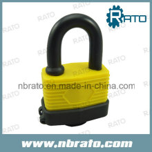 Laminated Iron Rubber Cover Padlock