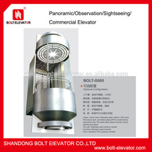 circular glass elevator lift sightseeing elevator price