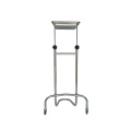 Adjustable Medical Instrument Stand with Two Hooded Casters