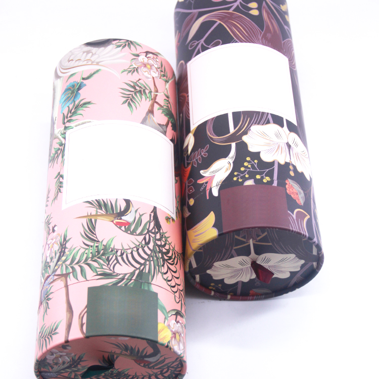 Printed paper tube candle packaging Printed paper tube candle packaging