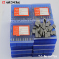 Tungsten Carbide Brazed Inserts with High Quality