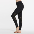 Nuevos pantalones de la yoga del gimnasio de Sportwear de las mujeres al por mayor de la llegada con el acoplamiento negro