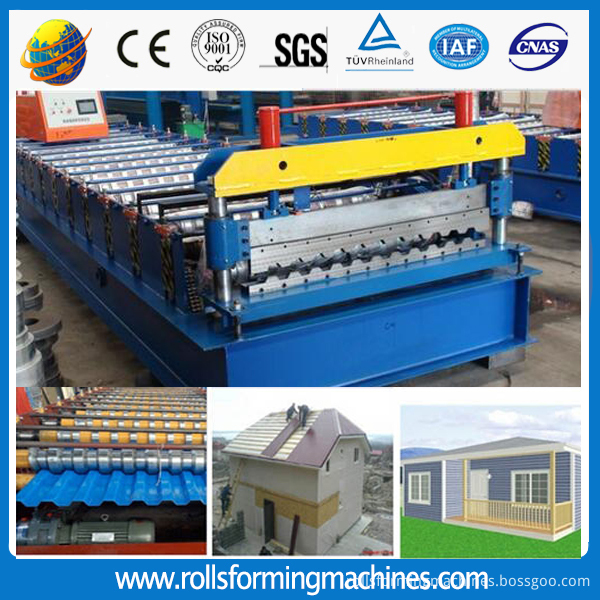 C21 Russia Roof panel wall tile machine 