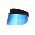 gold short lens visor cap