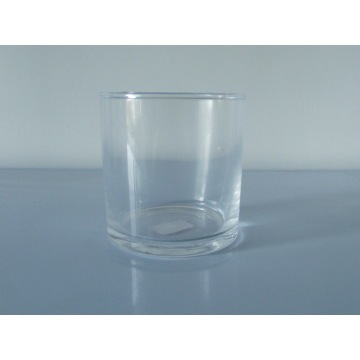 Gepresste Glasschale Glaskerzenhalter für Kerzen Glaszylindervase Glasrohrvase für Hochzeits- und Home Deco