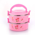 Two Layers Fashion Heat Preservation Lunch Box