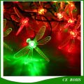 20 LED Outdoor Solar String Lights Libellen Form für Weihnachtsbäume Garden Party