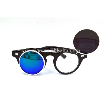 2015 clip on sunglasses man with flip up eyeglasses frames