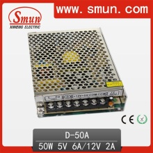 50W 5V 12V Dual Output Switching Power Supply