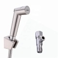 Kupfer-Shattaf Bidet-Sprayer-Set mit Eckventil