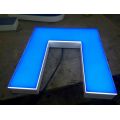 Spray Paint Stainless 3D Sign Steel Wooden Color Fashion LED Backlit Channel Letter Sign