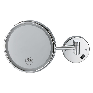 Smart Round Wall Magnifying Illuminated Bathroom Mirror