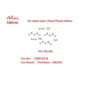 Borate de zinc 2335 ignifuge de la flamme 1332-07-6