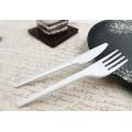 Eco-friendly PLA Compostable Cutlery Fork Spoon Knife Sets