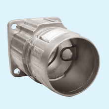 Die cast industrial plug Circular connector housing