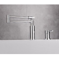 Hot Cold Copper Folding Double Hole Split Faucet