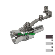 Aluminium Turbo Sound Silver Silencieux d&#39;échappement Whistler poli