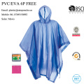 eco-friendly pvc peva rain poncho