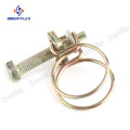 High quality different type iron saddle hose clamp