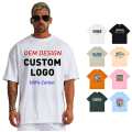 OEM Plain Huiben algodão impressão personalizada camiseta em branco