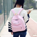 School Casual Hipster Lady Canvas Backpack