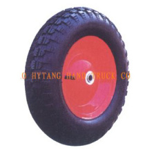 rubber wheel 3.50-8 with welded steel rim