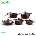 Curve Body Design Die Cast Aluminum Sauce Pots