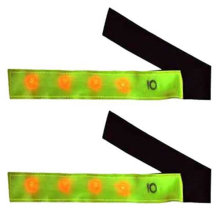 Reflectante brazalete de seguridad en carretera LED En13356