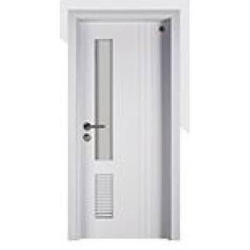 White Color Solid Wood Composite Paint Door