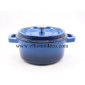 Blue Round Enamel Casserole Classic