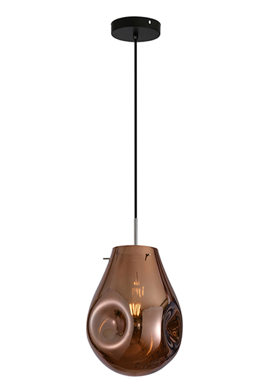 Copper Glass Lamp